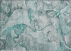 Piper Looms Chantille Watercolors ACN519 Teal Area Rug