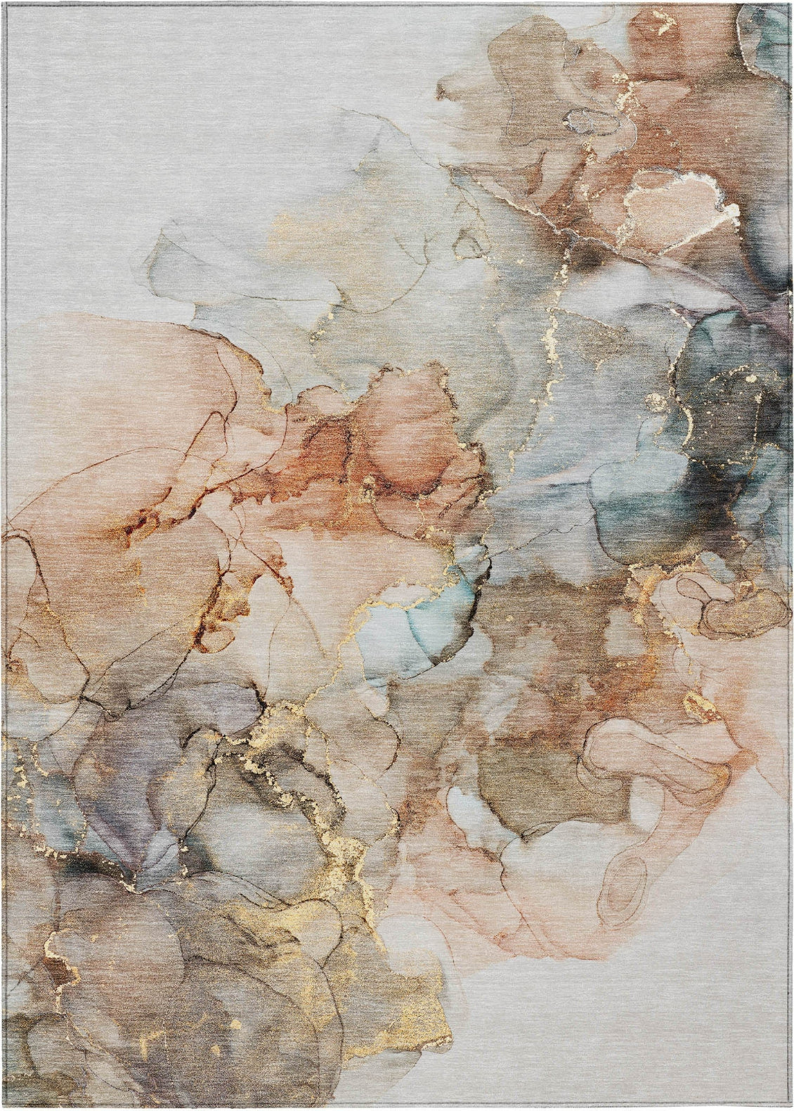 Piper Looms Chantille Watercolors ACN520 Beige Area Rug