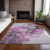 Piper Looms Chantille Watercolors ACN520 Pink Area Rug