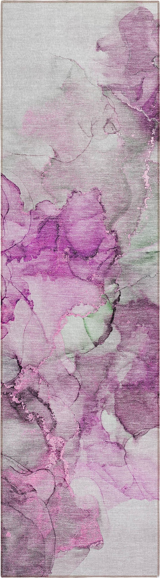 Piper Looms Chantille Watercolors ACN520 Pink Area Rug