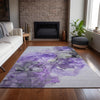 Piper Looms Chantille Watercolors ACN520 Purple Area Rug