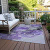 Piper Looms Chantille Watercolors ACN520 Purple Area Rug