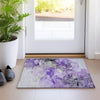 Piper Looms Chantille Watercolors ACN520 Purple Area Rug