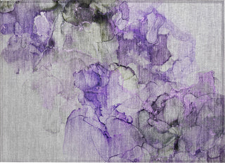 Piper Looms Chantille Watercolors ACN520 Purple Area Rug