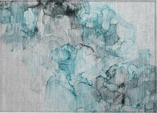 Piper Looms Chantille Watercolors ACN520 Teal Area Rug