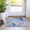 Piper Looms Chantille Watercolors ACN521 Blue Area Rug