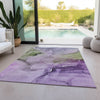 Piper Looms Chantille Watercolors ACN521 Purple Area Rug