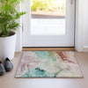 Piper Looms Chantille Watercolors ACN521 Teal Area Rug