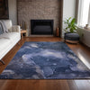 Piper Looms Chantille Watercolors ACN522 Blue Area Rug