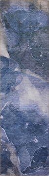 Piper Looms Chantille Watercolors ACN522 Blue Area Rug