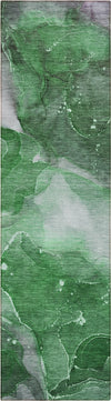 Piper Looms Chantille Watercolors ACN522 Emerald Area Rug