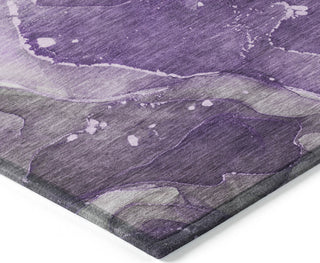 Piper Looms Chantille Watercolors ACN522 Purple Area Rug