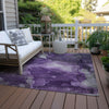 Piper Looms Chantille Watercolors ACN522 Purple Area Rug