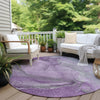 Piper Looms Chantille Watercolors ACN524 Lilac Area Rug