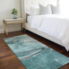 Piper Looms Chantille Watercolors ACN524 Teal Area Rug