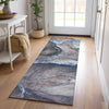 Piper Looms Chantille Watercolors ACN525 Navy Area Rug
