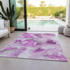 Piper Looms Chantille Watercolors ACN526 Pink Area Rug