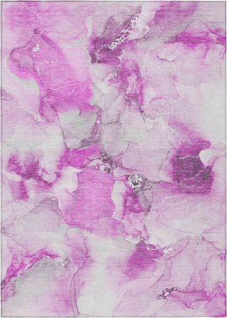 Piper Looms Chantille Watercolors ACN526 Pink Area Rug