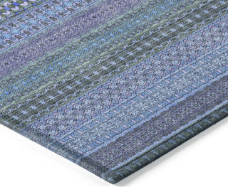 Piper Looms Chantille Stripes ACN527 Blue Area Rug