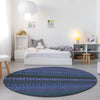 Piper Looms Chantille Stripes ACN527 Blue Area Rug