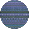 Piper Looms Chantille Stripes ACN527 Blue Area Rug