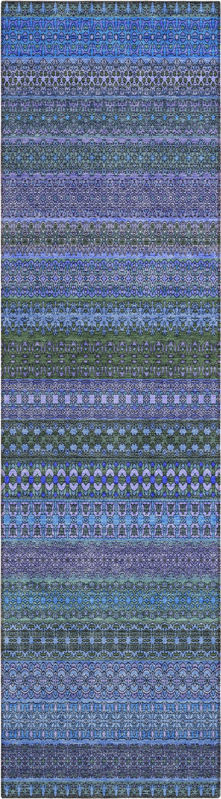Piper Looms Chantille Stripes ACN527 Blue Area Rug