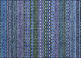 Piper Looms Chantille Stripes ACN527 Blue Area Rug
