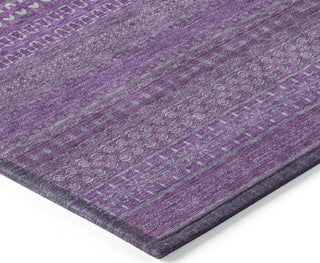 Piper Looms Chantille Stripes ACN527 Eggplant Area Rug