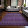 Piper Looms Chantille Stripes ACN527 Eggplant Area Rug
