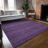 Piper Looms Chantille Stripes ACN527 Eggplant Area Rug