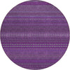 Piper Looms Chantille Stripes ACN527 Eggplant Area Rug