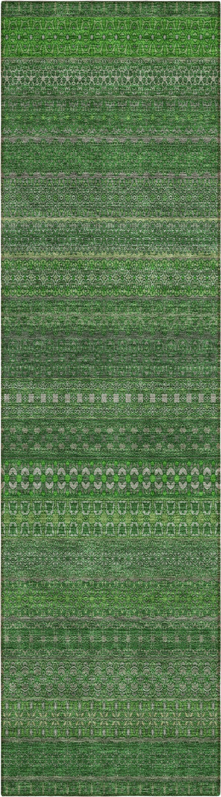 Piper Looms Chantille Stripes ACN527 Fern Area Rug