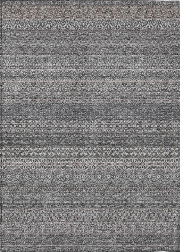 Piper Looms Chantille Stripes ACN527 Gray Area Rug