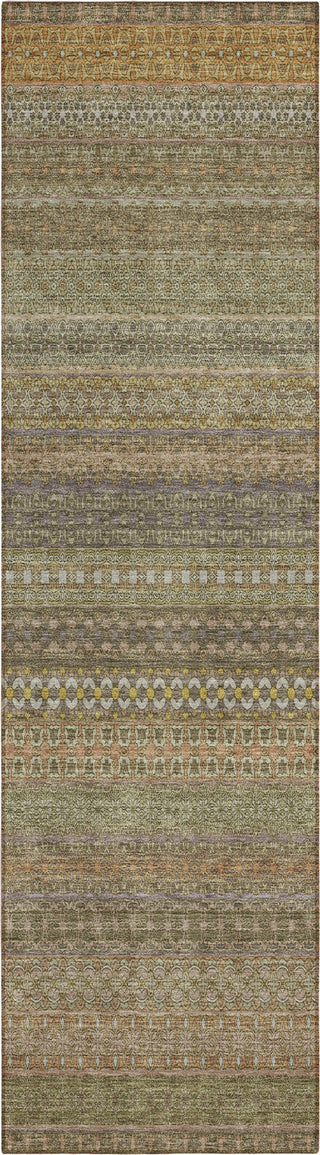 Piper Looms Chantille Stripes ACN527 Khaki Area Rug