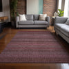 Piper Looms Chantille Stripes ACN527 Merlot Area Rug