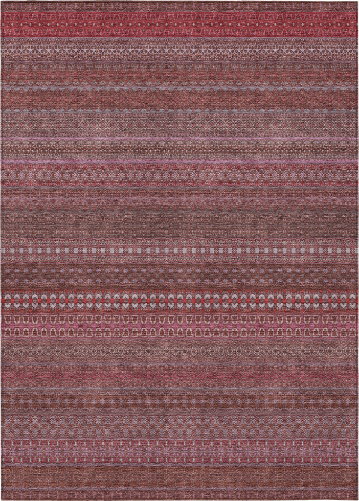 Piper Looms Chantille Stripes ACN527 Merlot Area Rug