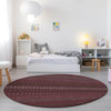 Piper Looms Chantille Stripes ACN527 Merlot Area Rug