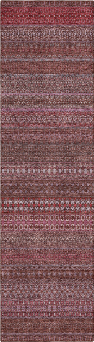 Piper Looms Chantille Stripes ACN527 Merlot Area Rug