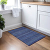 Piper Looms Chantille Stripes ACN527 Navy Area Rug