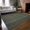 Piper Looms Chantille Stripes ACN527 Olive Area Rug