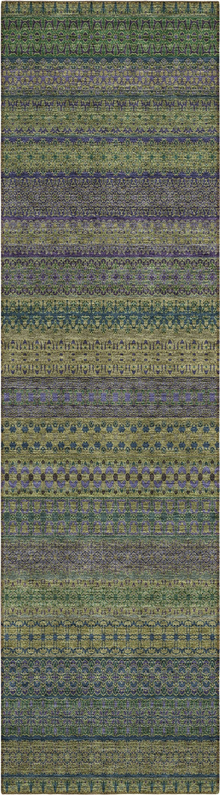 Piper Looms Chantille Stripes ACN527 Olive Area Rug