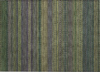 Piper Looms Chantille Stripes ACN527 Olive Area Rug