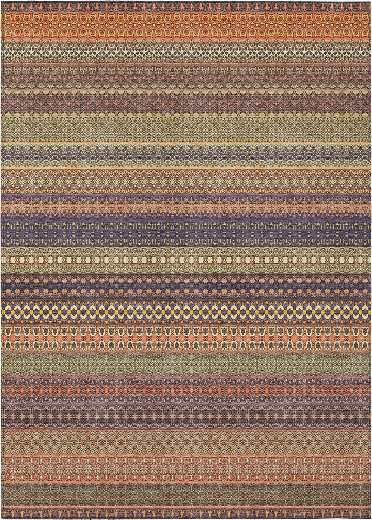 Piper Looms Chantille Stripes ACN527 Paprika Area Rug