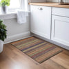 Piper Looms Chantille Stripes ACN527 Paprika Area Rug