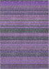 Piper Looms Chantille Stripes ACN527 Purple Area Rug