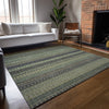 Piper Looms Chantille Stripes ACN527 Sage Area Rug