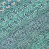 Piper Looms Chantille Stripes ACN527 Turquoise Area Rug