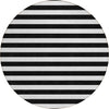 Piper Looms Chantille Stripes ACN528 Black Area Rug