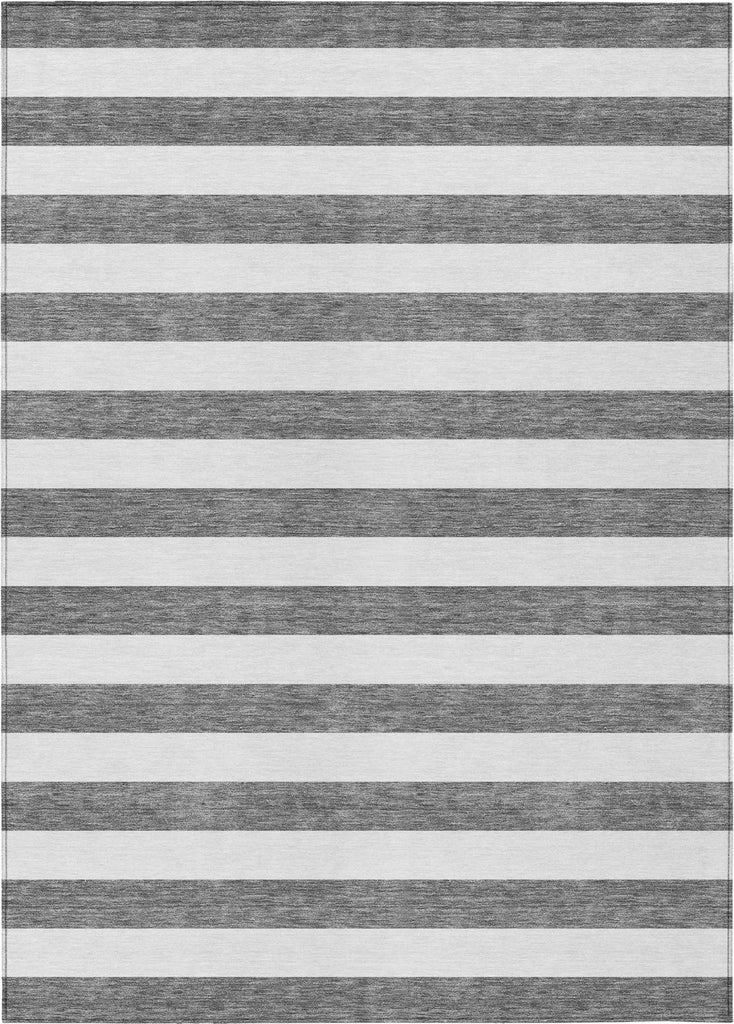 Piper Looms Chantille Stripes ACN528 Charcoal Area Rug