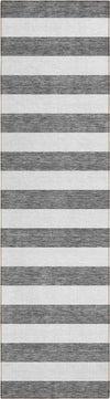 Piper Looms Chantille Stripes ACN528 Charcoal Area Rug